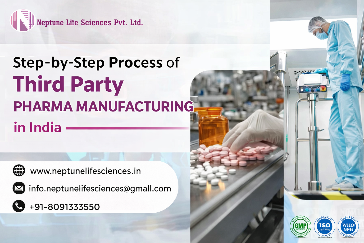 Pharma manufacturing process in India